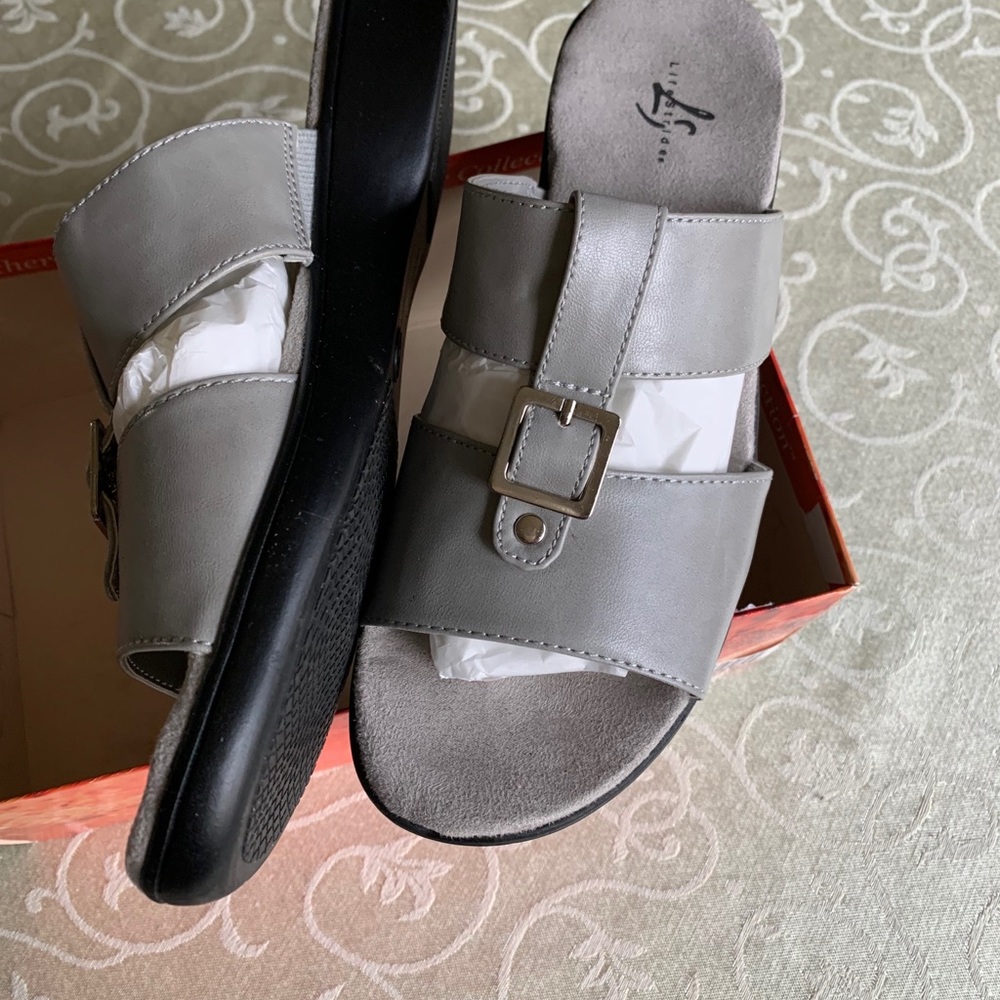 . Gray Lifestrides Sandal NWOT - Picture 4 of 6